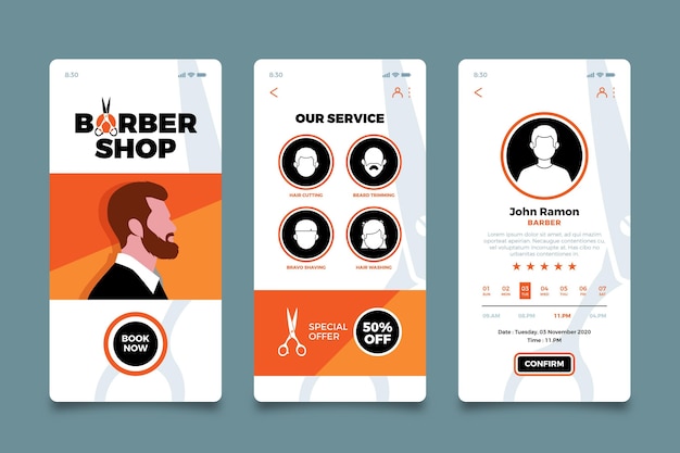 Barber shop boekingsapp