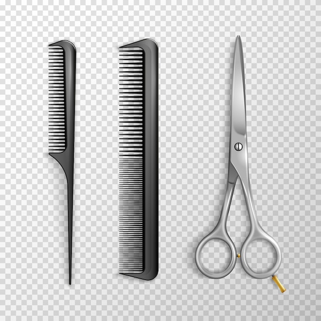 Gratis vector barbershop-gereedschapset