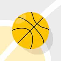 Gratis vector basketbal bal illustratie