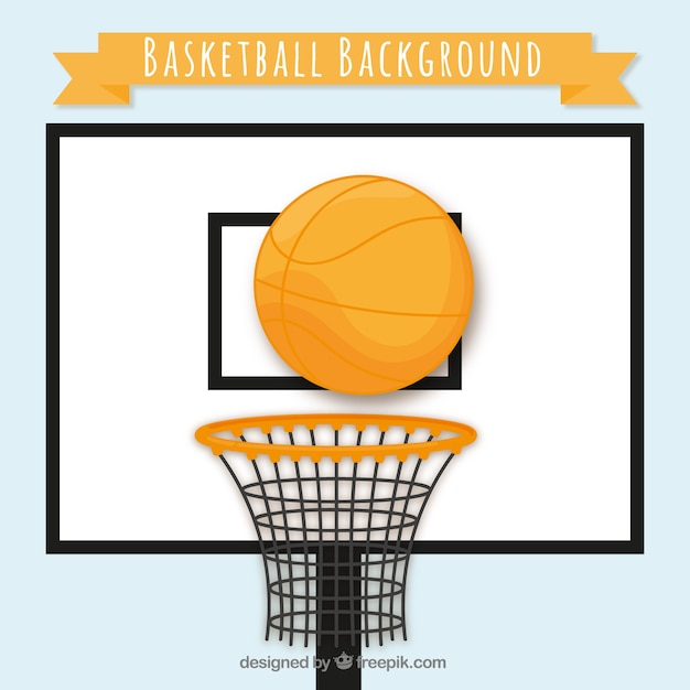 Gratis vector basketbal mandachtergrond