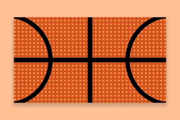 Gratis vector basketbal youtube-kanaalkunstontwerp