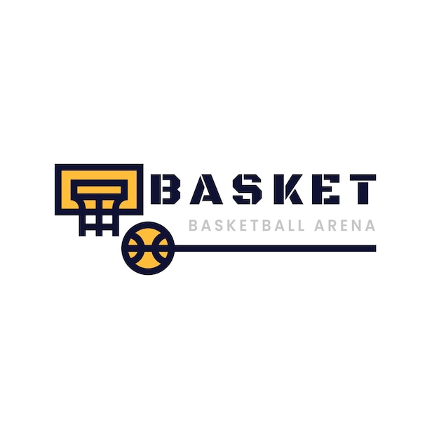 Basketball logo template