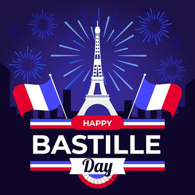 Bastille dag concept