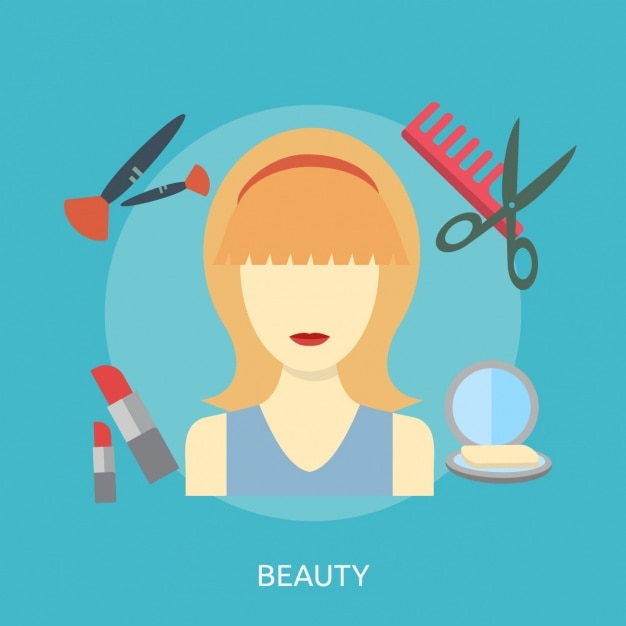 Gratis vector beauty achtergrond ontwerp