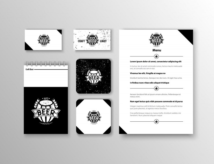 Gratis Vector bedrijfsidentiteit. klassiek briefpapier sjabloonontwerp. documentatie voor bedrijven.