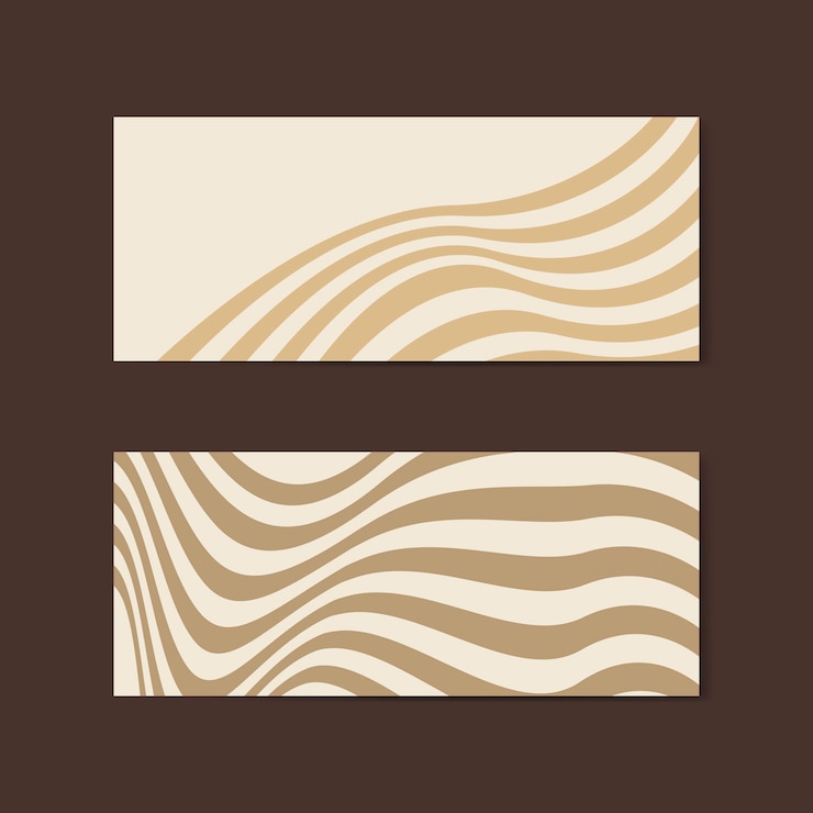 Gratis Vector beige abstracte vectoren van het bannerontwerp