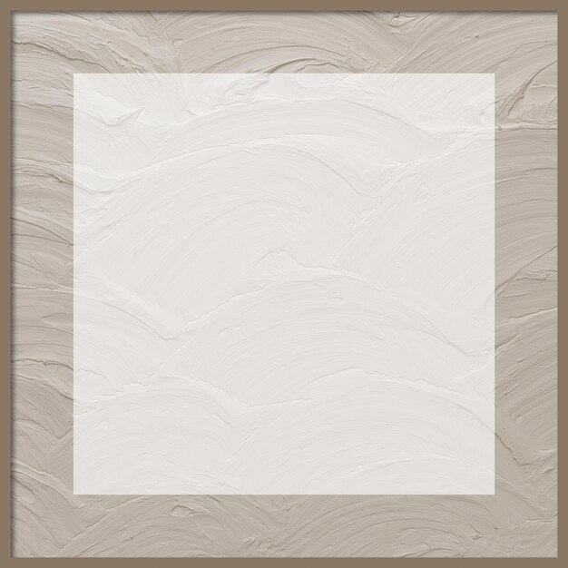 Beige frame vector met gestructureerde achtergrond