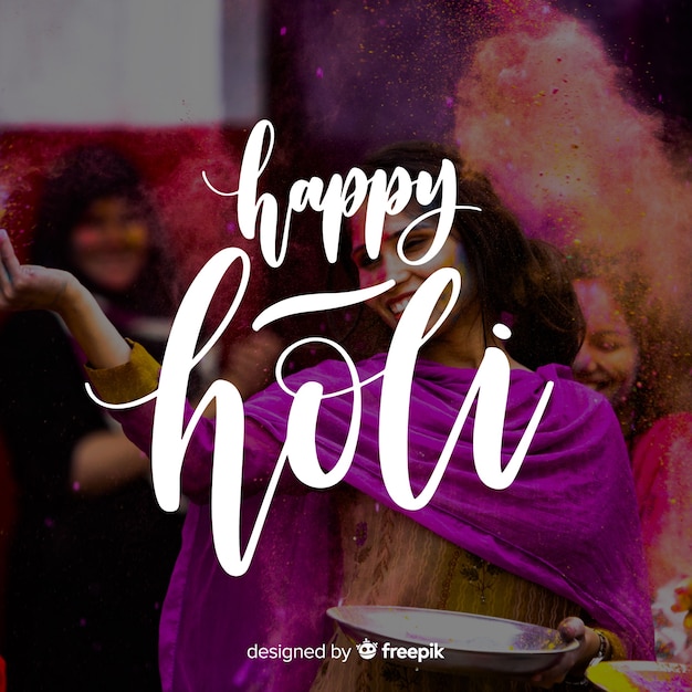 Belettering holifestival