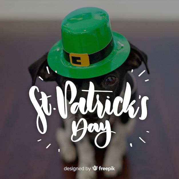 Belettering st. patrick's dag