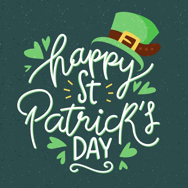 Belettering st. patricks dagontwerp