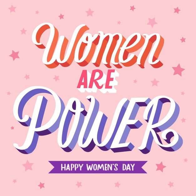 Belettering vrouwendag