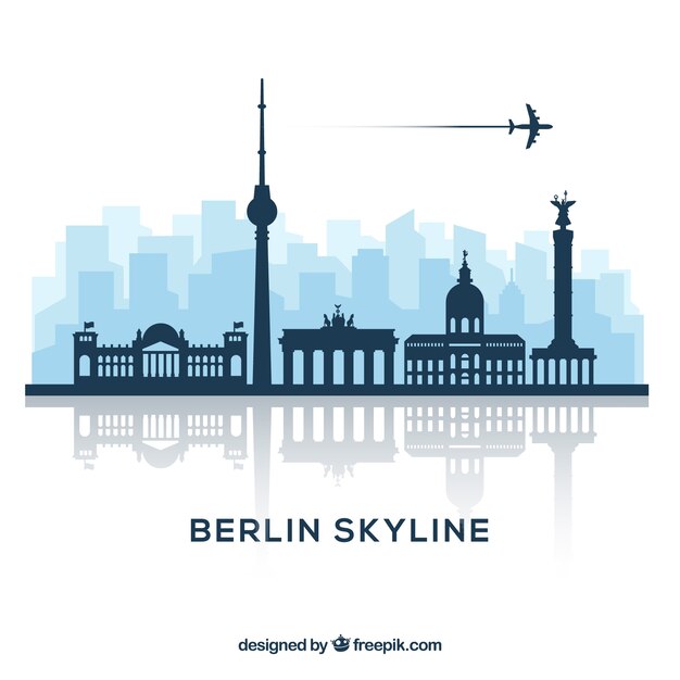 Berlijn skyline ontwerp