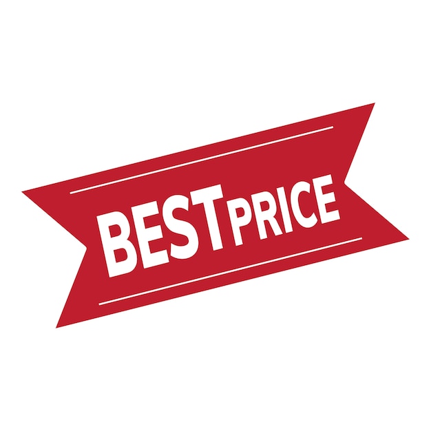 Beste prijs promotie banner vector