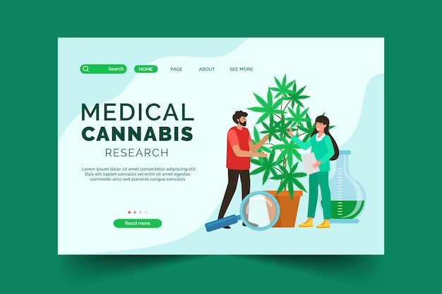 Bestemmingspagina voor medicinale cannabis