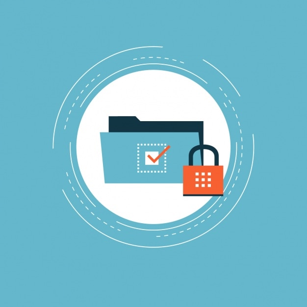 Gratis Vector beveiligde achtergrond