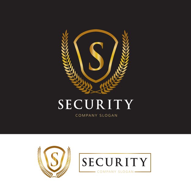 Beveiliging logo ontwerp