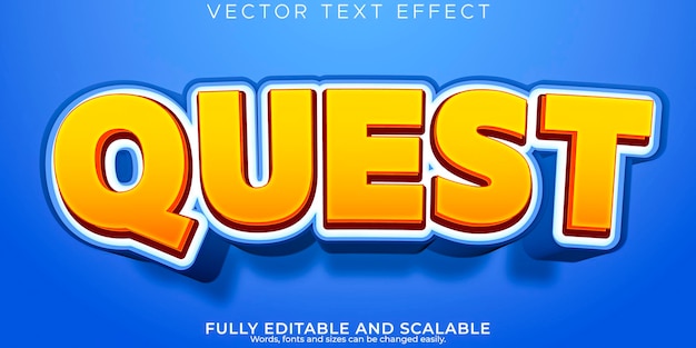 Bewerkbare cartoon tekst effect comic lettertype stijl