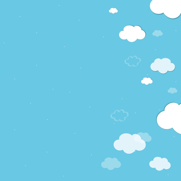 Gratis Vector bewolkte blauwe achtergrond