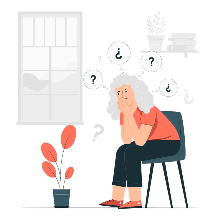 Gratis Vector bezorgd concept illustratie