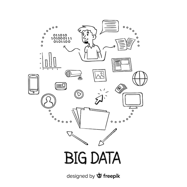 Gratis vector big data