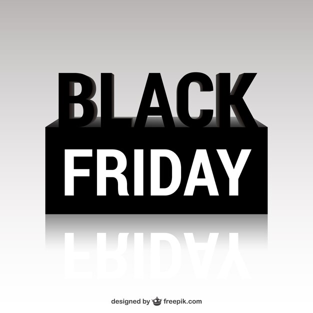 Black Friday belettering vector