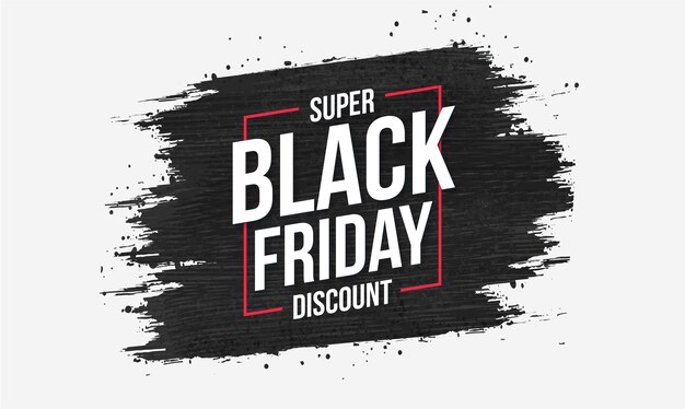 Black Friday Borstel Banner Achtergrond