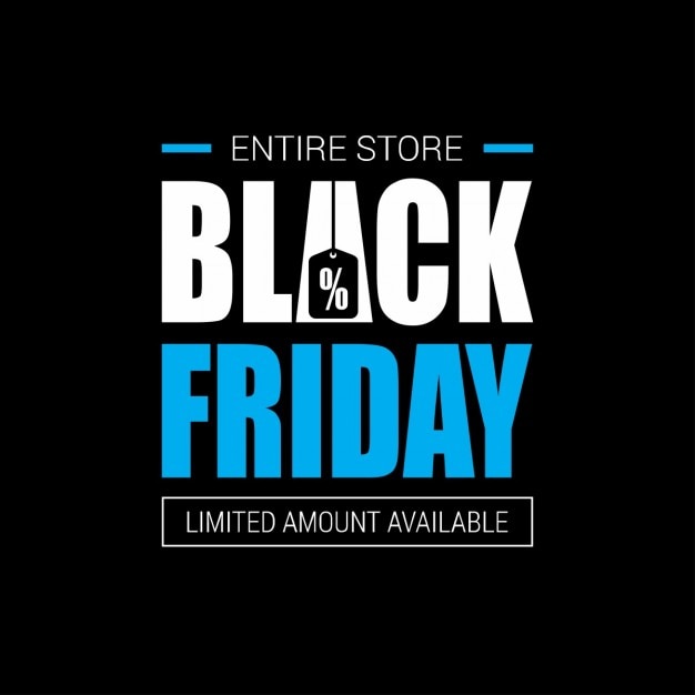 Gratis vector black friday kalligrafische advertising poster ontwerp