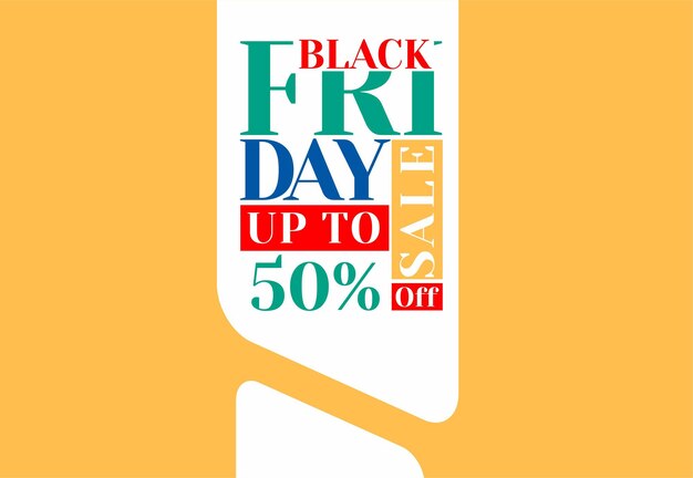 Black Friday Sale promotie Poster of banner ontwerp, speciale aanbieding verkoop, promotie en winkelen vector sjabloon.