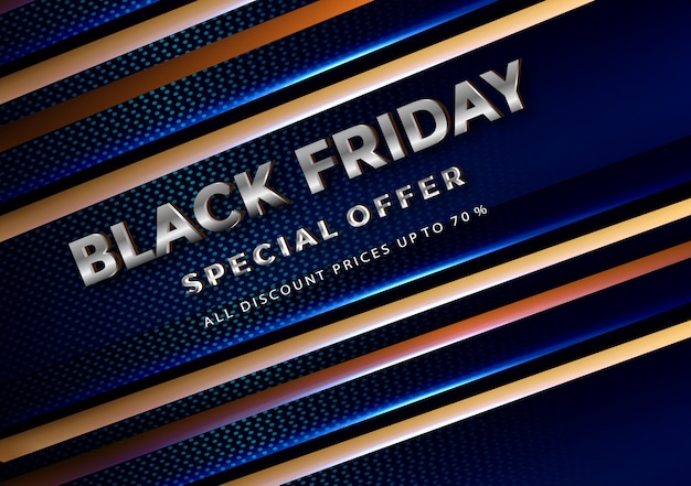 Black Friday-uitverkoop blauw op de koolstofprijzen tot achtergrond