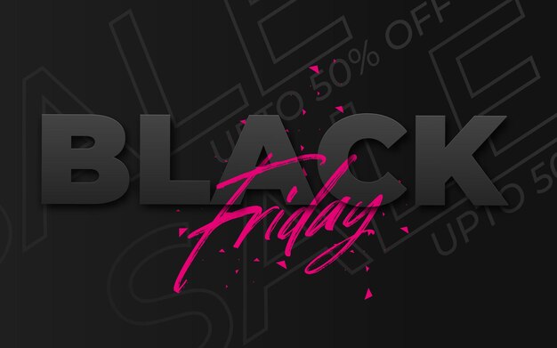 Black Friday-uitverkoopbanner