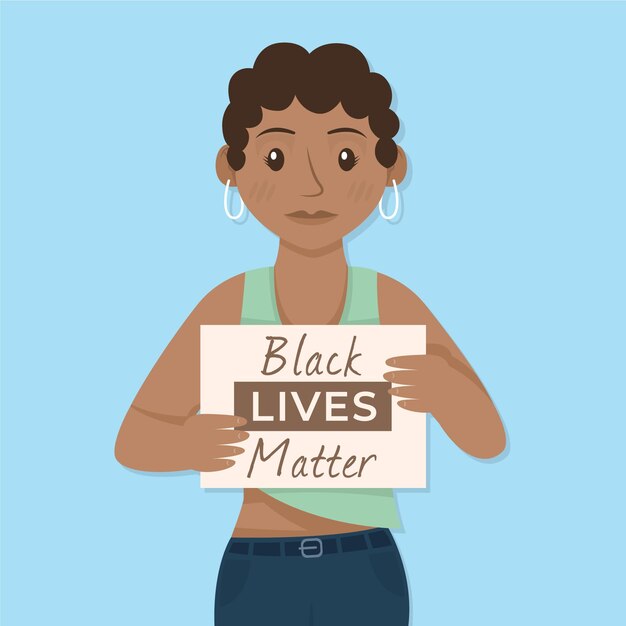 Black lives matter concept
