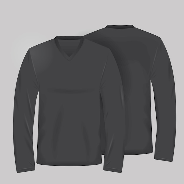 Black shirt template