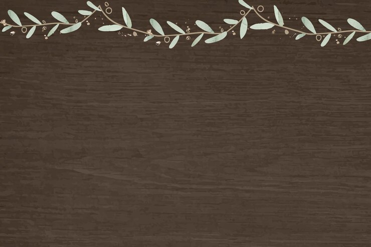 Gratis Vector blad op bruine achtergrond vector