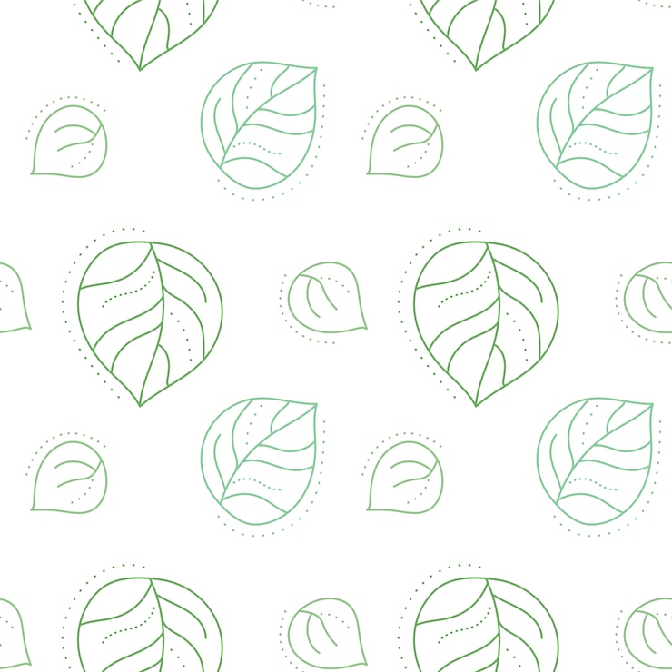 Gratis Vector bladeren patroon achtergrond