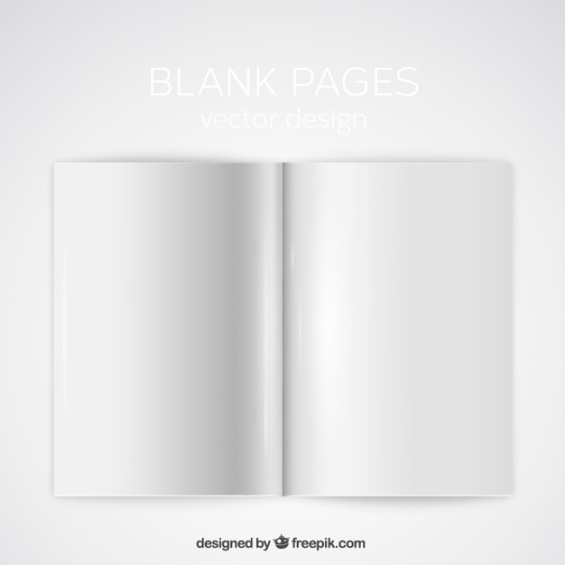 Blanco pagina's mockup