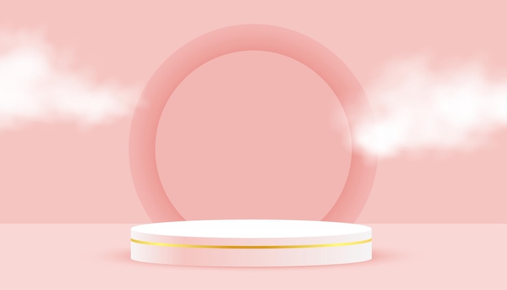 Gratis Vector blank 3d podium platform achtergrond voor object reclame