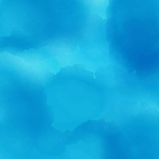 Blauwe aquarel achtergrond vectorector