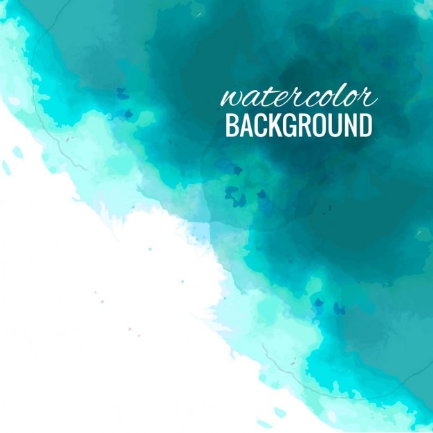 Gratis vector blauwe aquarel achtergrond