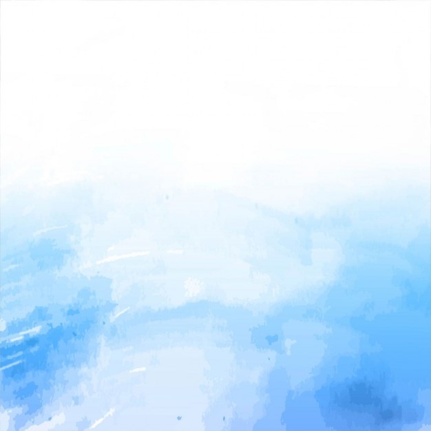 Gratis vector blauwe aquarel achtergrond