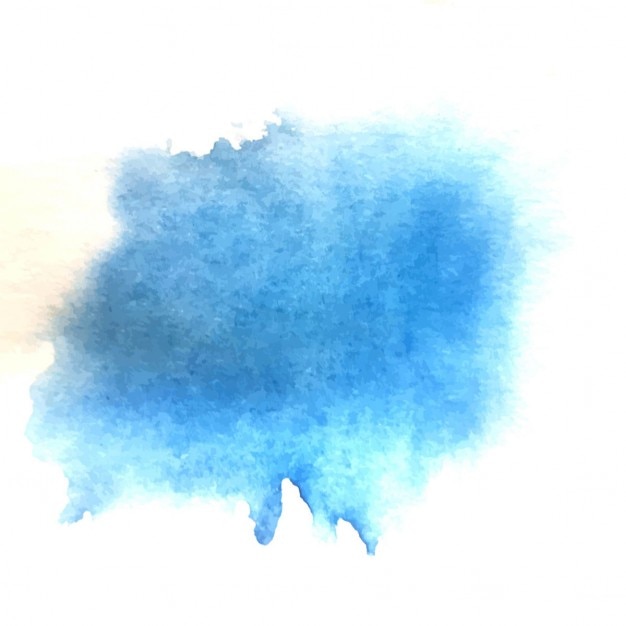 Gratis vector blauwe aquarel achtergrond