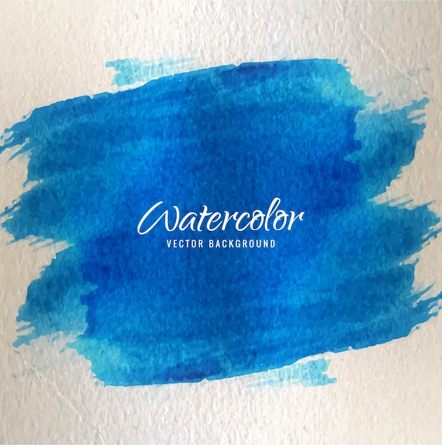 Blauwe aquarel achtergrond