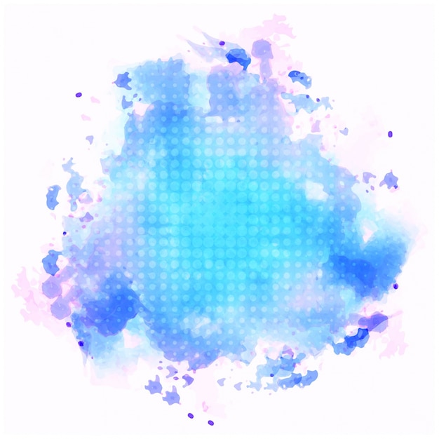 Gratis vector blauwe aquarel achtergrond