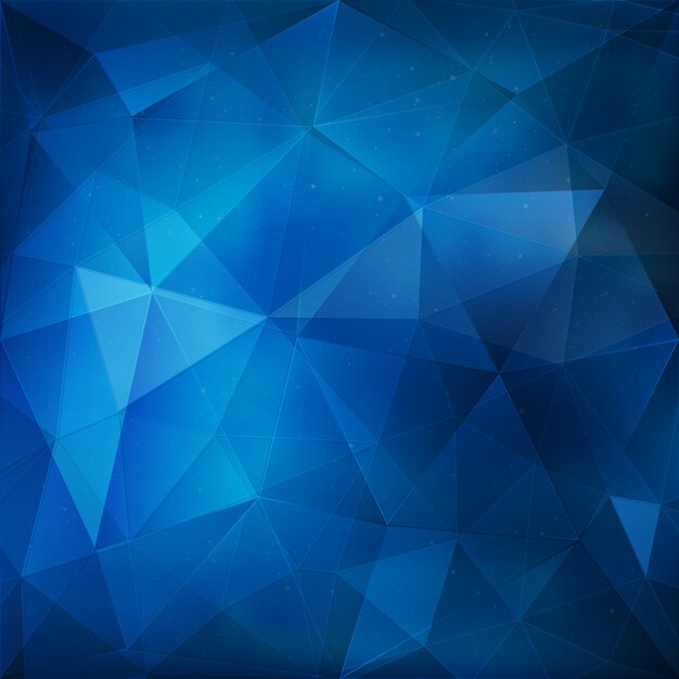 Blauwe geometrische achtergrond