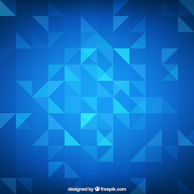 Blauwe geometrische achtergrond