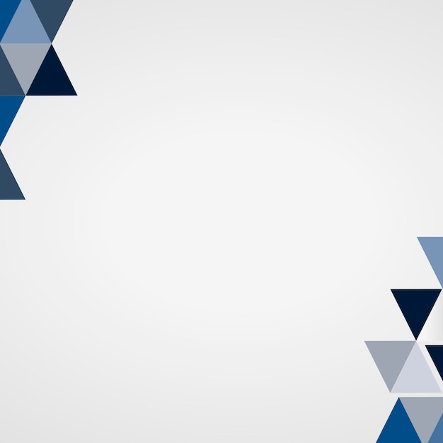 Blauwe geometrische frame vector