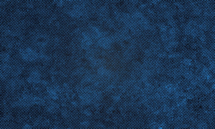 Gratis Vector blauwe grunge halftoon gedetailleerde textuur achtergrond