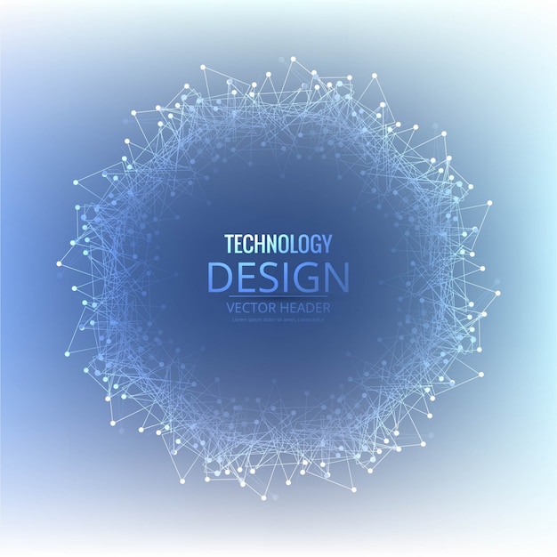 Blauwe technologieachtergrond