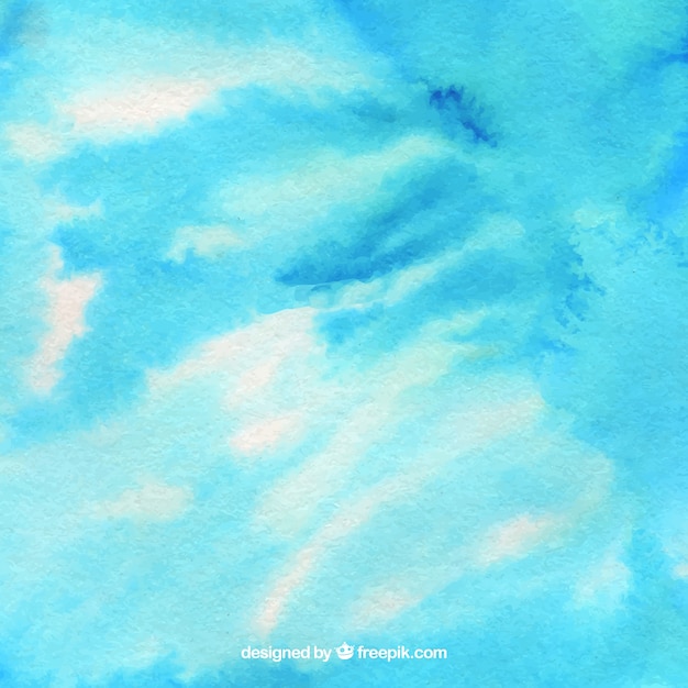 Blauwe textuur beschilderd met waterverf