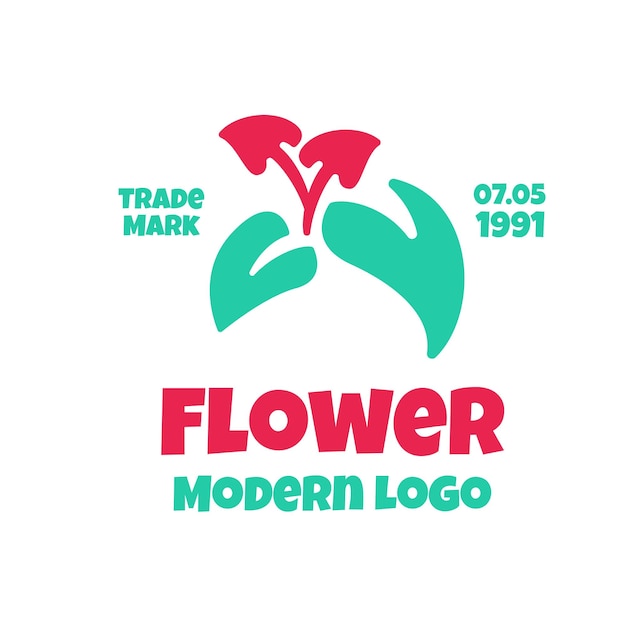 bloem logo illustratie