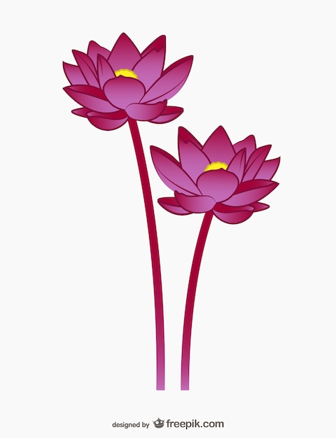 Gratis vector bloem vector floral